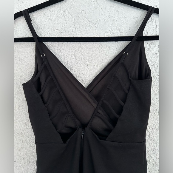 Lulu’s So Good Sleeveless Cutout Bodycon Dress Mini Black Size Small - Picture 4 of 9